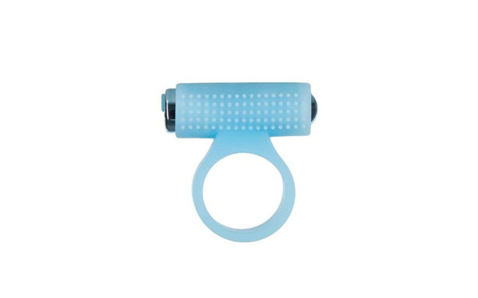 Power Bullet Cosmic Cock Ring w Bullet Glow in the Dark