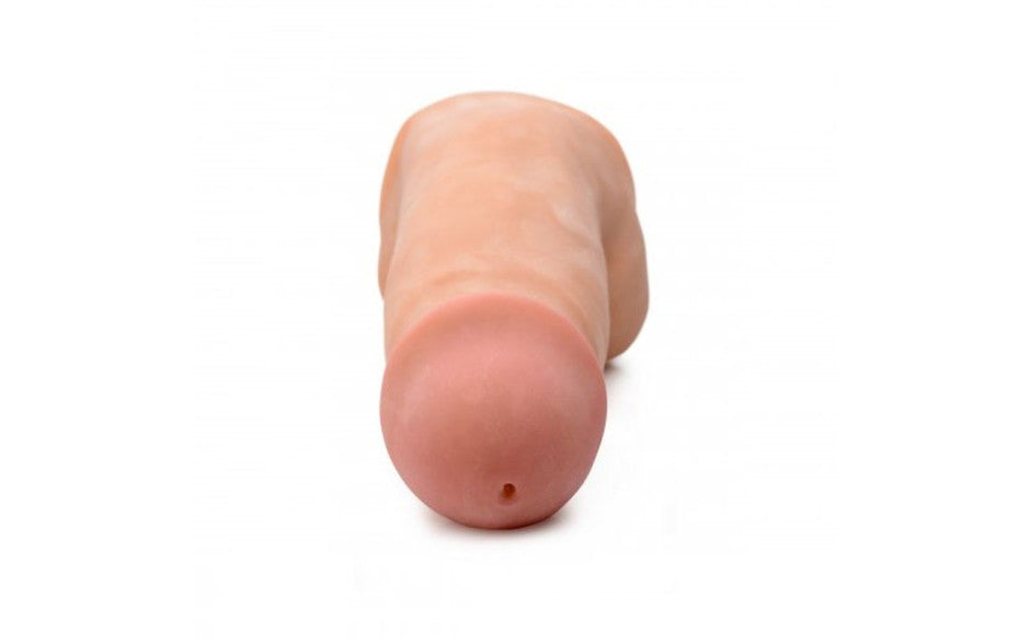7in Dual Density Squirting Dildo w Balls Reservoir