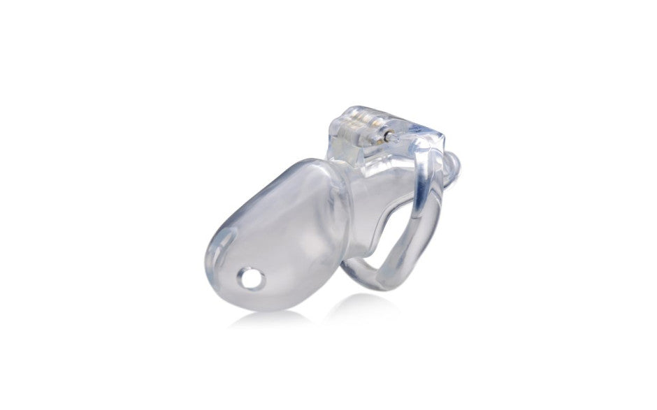 Clear Captor Chastity Cage Large