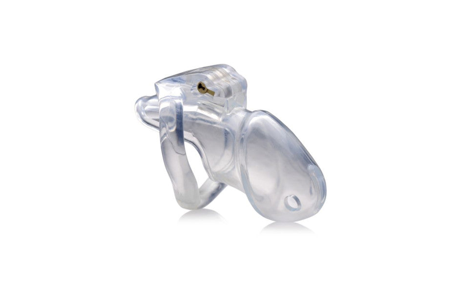Clear Captor Chastity Cage Medium