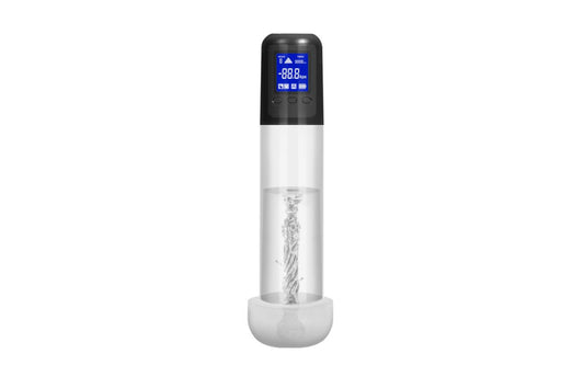 Smart Rechargeable LCD Penis Pump w Sleeve and Donut