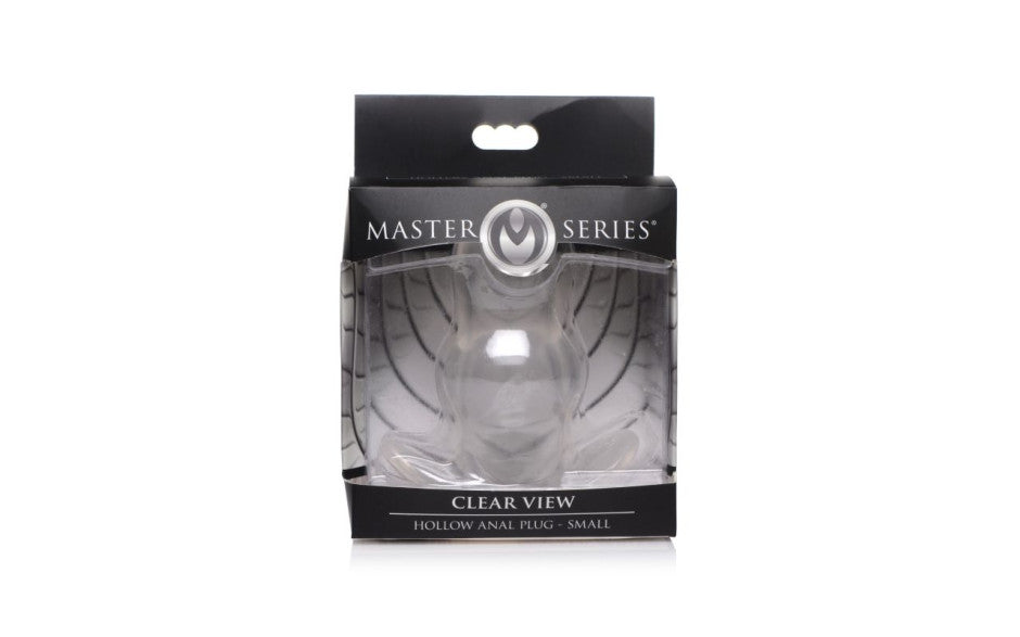 Clear View Hollow Anal Plug Small