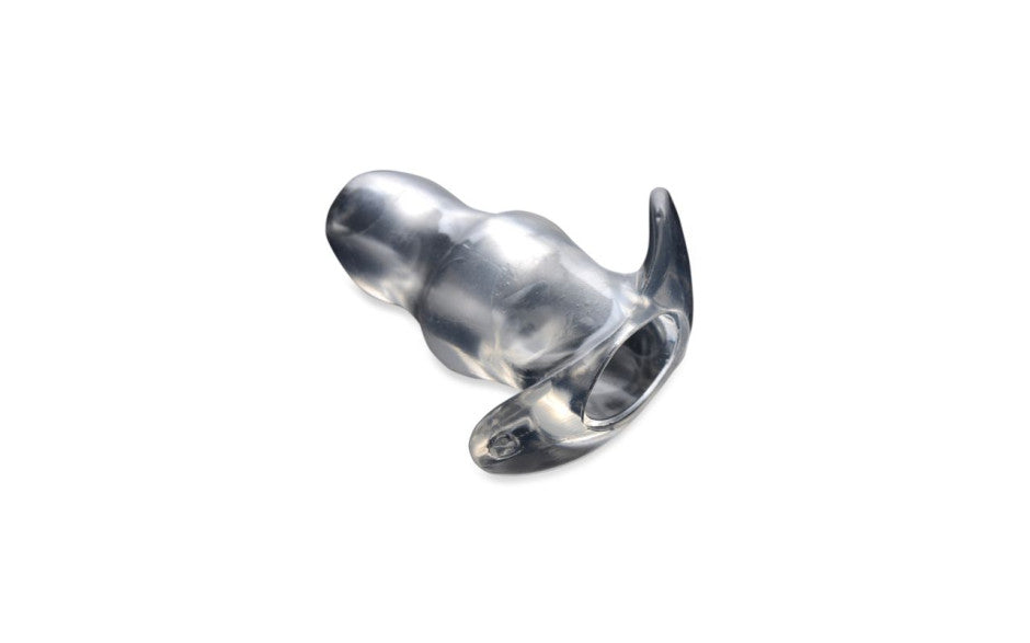 Clear View Hollow Anal Plug Small