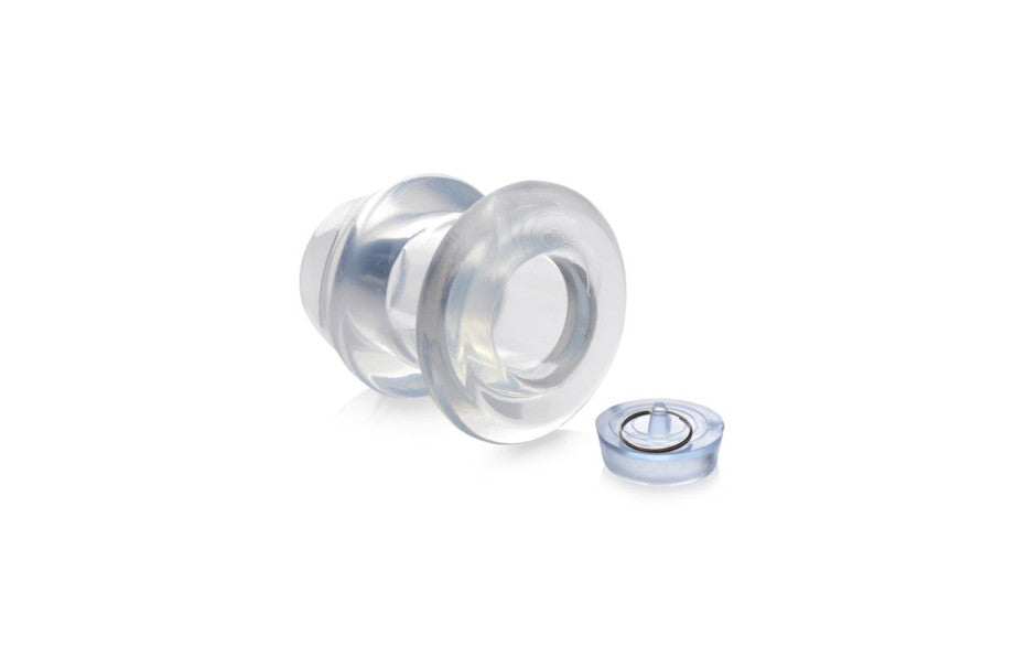 Ass Bung Clear Hollow Anal Dilator 4in X Large