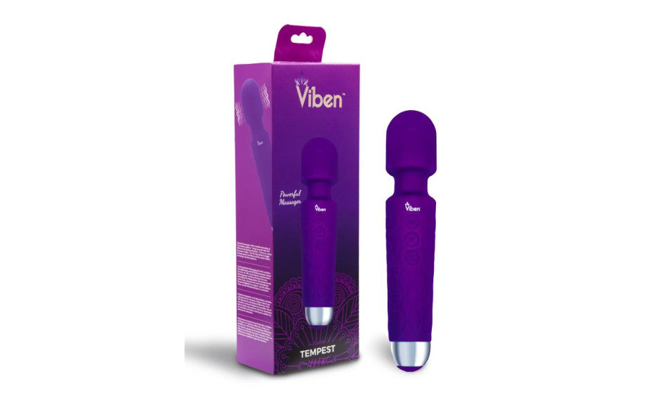 Viben Tempest Travel Wand Massager Violet