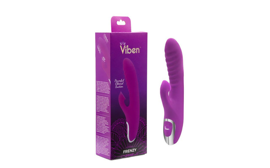 Viben Frenzy Suction Rabbit Vibe Berry