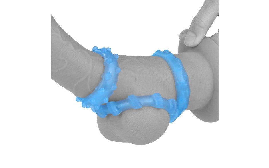 Lumino Play Penis Rings 3 Pc
