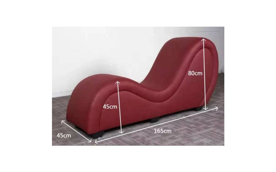 Kama Sutra Mebon Chaise Love Lounge Black