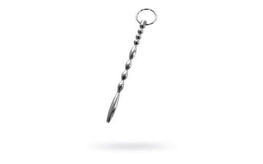 Silver Metal Urethral Plug w Ring