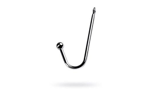 Silver Metal Anal Hook w Ball