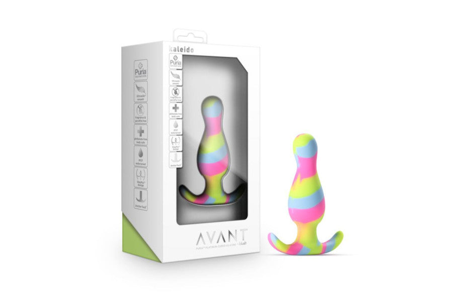 Avant Kaleido Lime Silicone Butt Plug