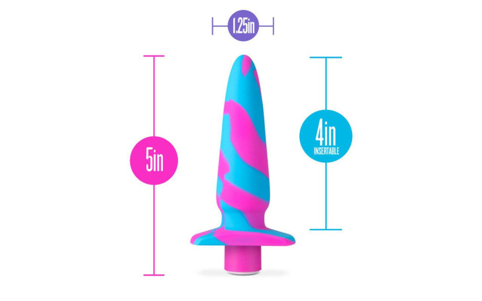 Avant Vibrotize Silicone Mini Anal Vibe Fuchsia