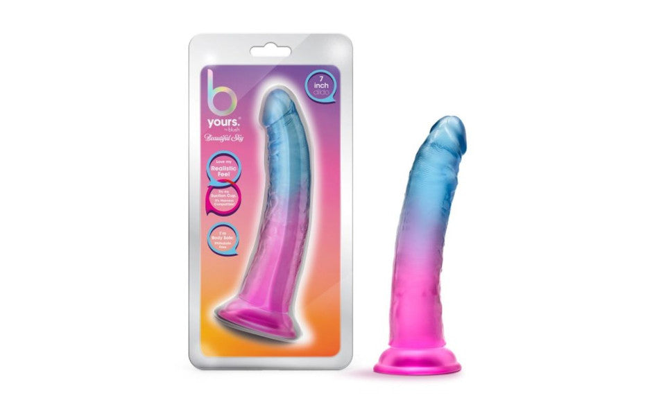 B Yours Beautiful Sky 7in Dildo Sunset