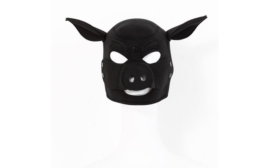 Neoprene Pig Mask Black