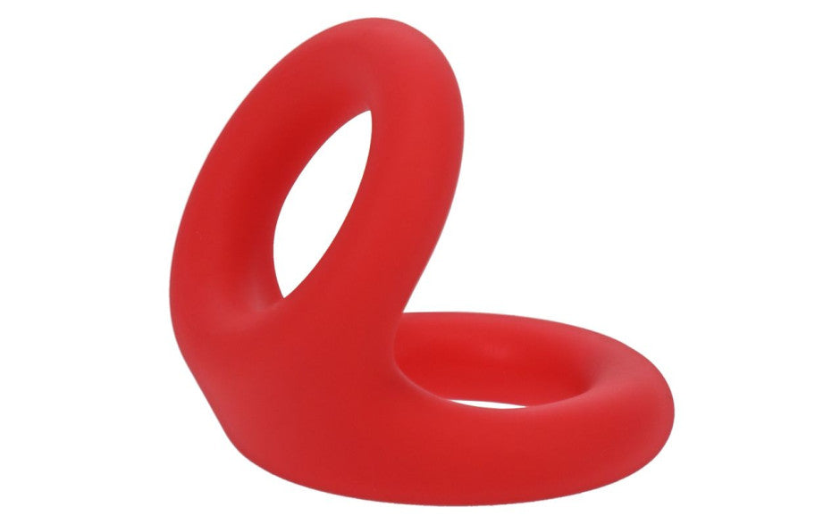 Uplift Silicone Cock Ring Crimson
