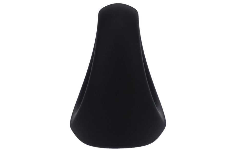 Stirrup Silicone Cock Ring Onyx