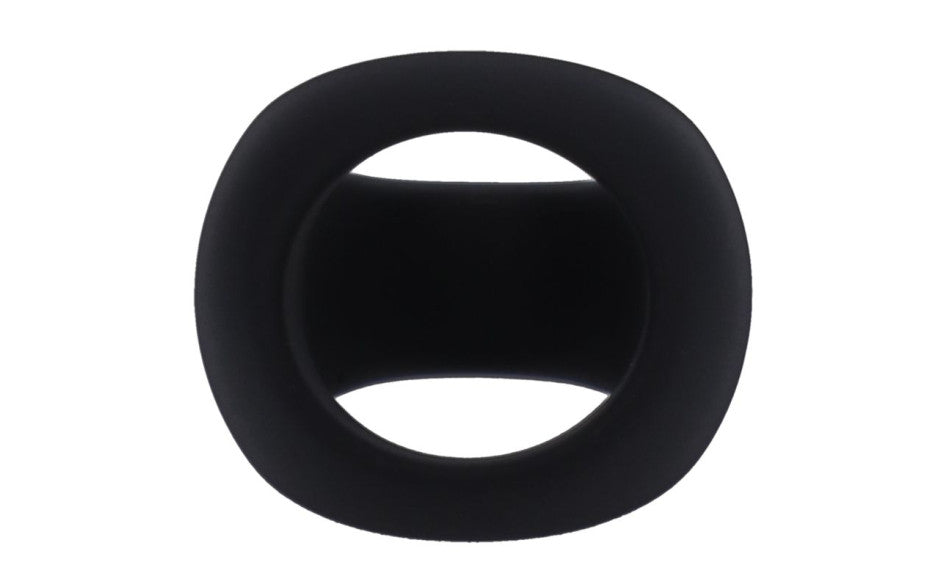 Stirrup Silicone Cock Ring Onyx