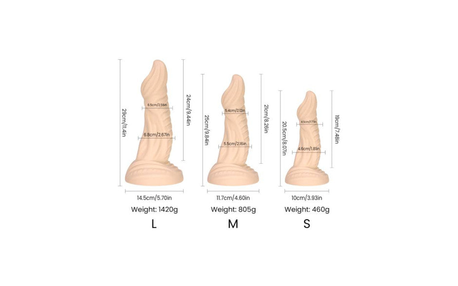 Sphinx Liquid Silicone Dildo Medium