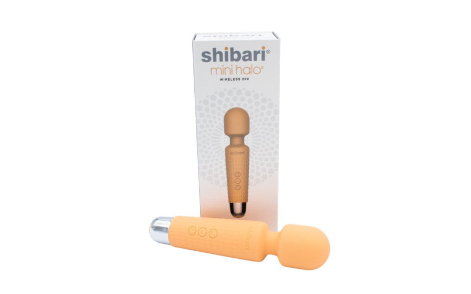 Shibari Mini Wand Halo 20X Peach