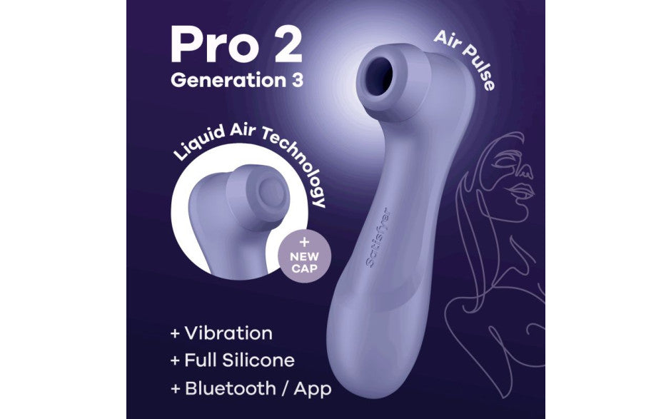 Satisfyer Pro 2 Gen 3 App Control Clitoral Stimulator Lilac
