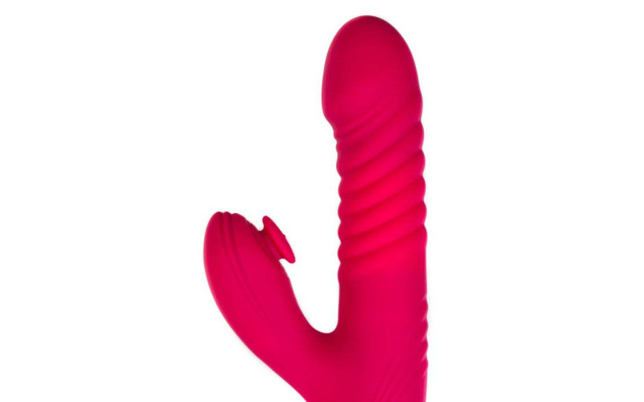 JOS Seri Thrusting Vibrator with Clitoral Stimulator Pad