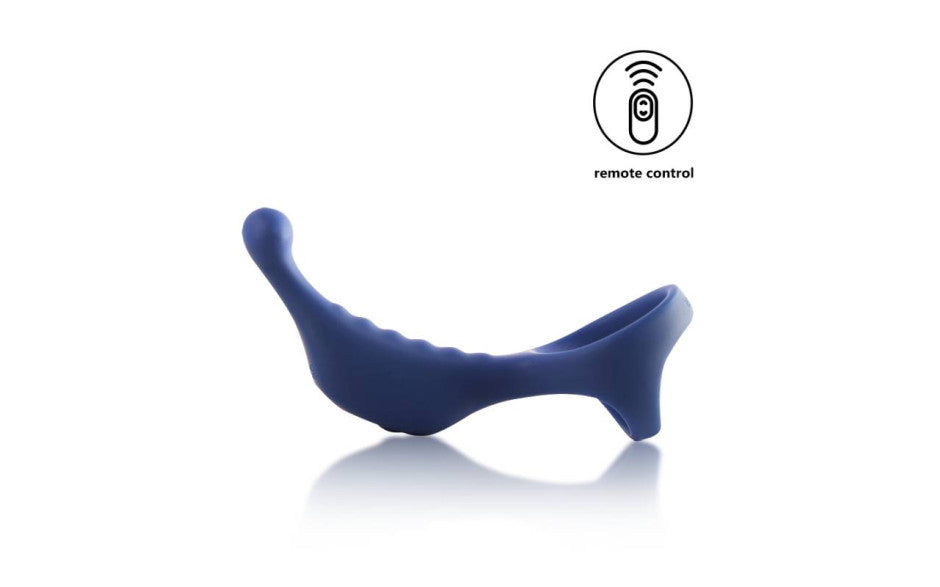 Underquaker Vibrating Anal Probe with Cockring and Remote