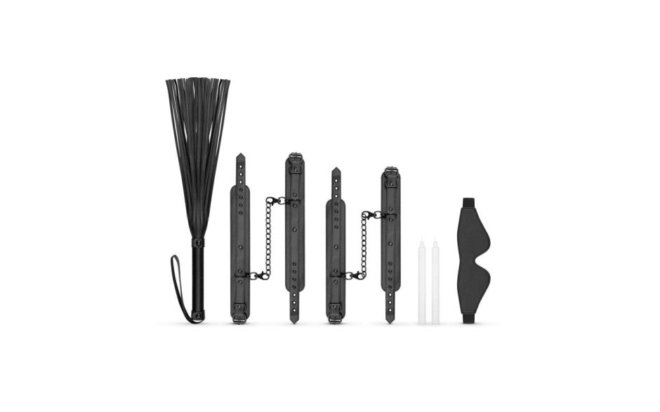 Kinky Bondage Set 5 Pc Black