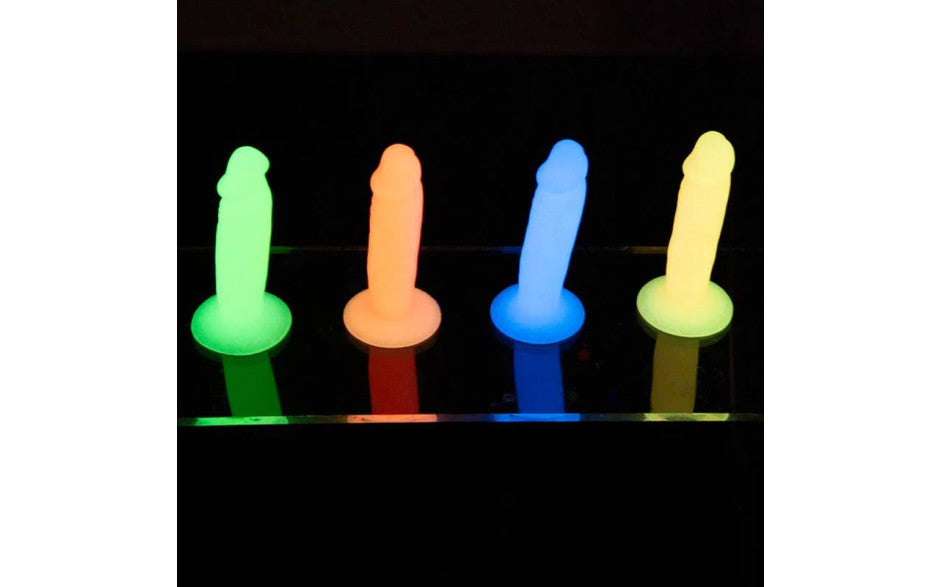 Silly Willy Glow in the Dark 9cm Mini Dongs Fishbowl 12 Pc