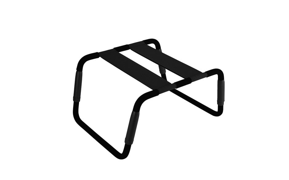 Sex Chair Adjustable Height Black PU Seat