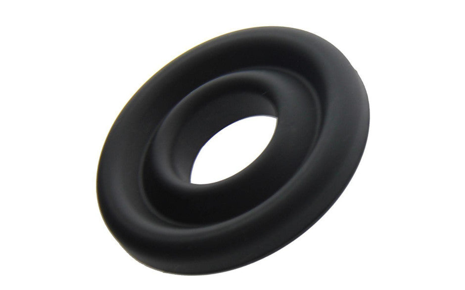 Silicone Donut Cushion Black for Pump Cylinder 2.15in - 2.5in Dia