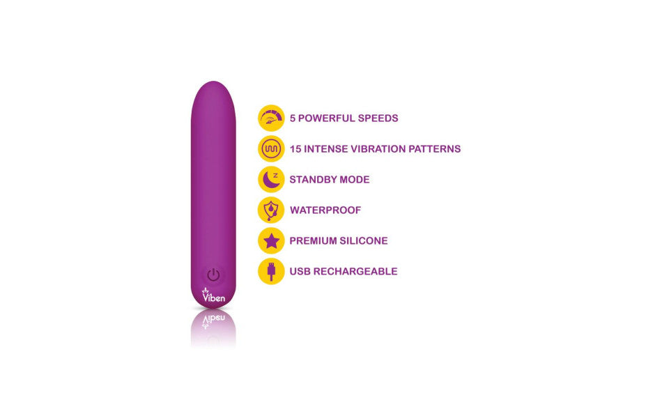 Bombshell 5 Speed 9.5cm USB Mighty Bullet Berry