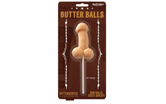 Butterballs Butterscotch Pecker Lollypop