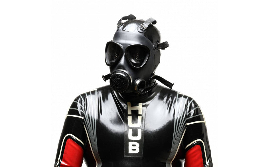 Military Adjustable Strap Rubber Gas Mask
