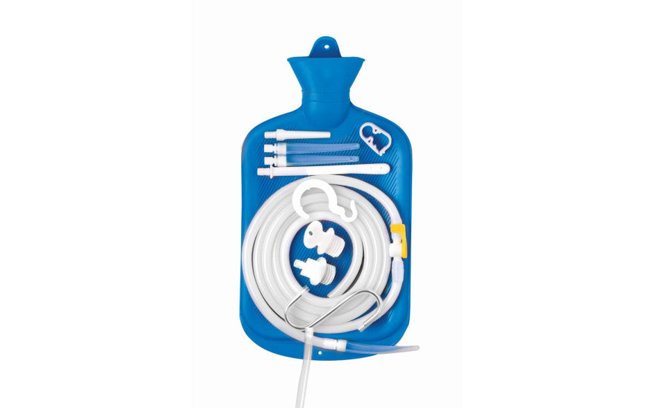 Deluxe Shower Enema Bag and Nozzle Kit