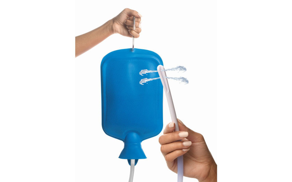 Deluxe Shower Enema Bag and Nozzle Kit
