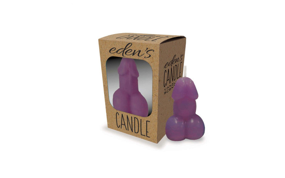Eden’s Candle Vanilla Scented Penis POP Display of 12 Candles