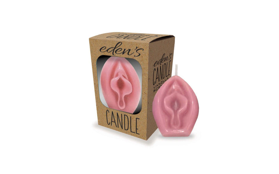 Eden’s Candle Vanilla Scented Vagina POP Display of 12 Candles