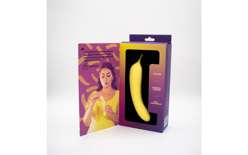 Banana Cream Air Pulse G-Spot Vibrator