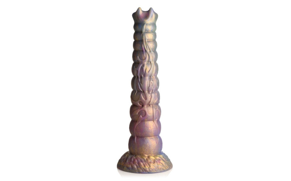 Deep Invader Tentacle Ovipositor Silicone Dildo with Eggs