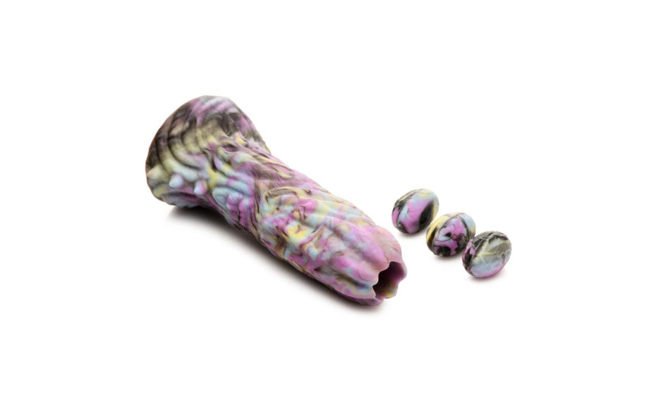 Dragon Spawn Dragon Ovipositor Silicone Dildo with Eggs