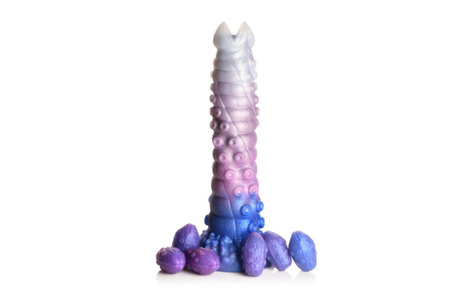 Tenta-Queen Ovipositor Silicone Dildo with Eggs