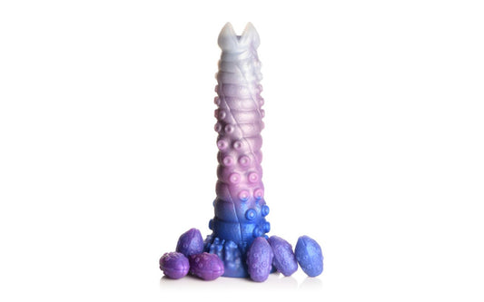 Tenta-Queen Ovipositor Silicone Dildo with Eggs
