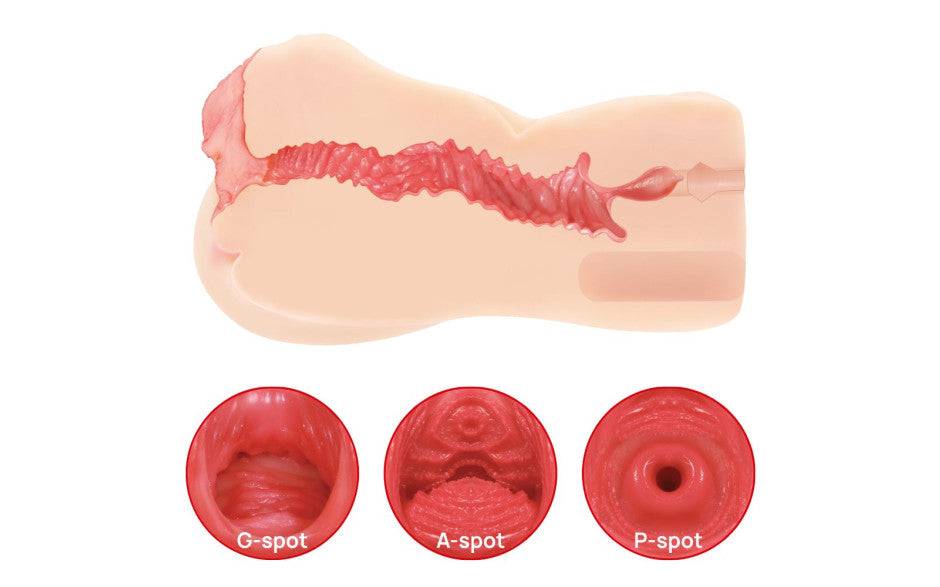 Vanilla Onahole Edn 4 Dual Layer 1:1 Handheld Pussy Masturbator