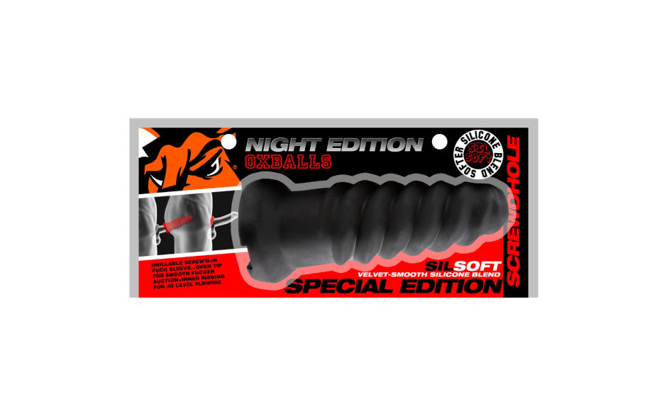 Screwdhole Screwd-In Open Tip Masturbator Night
