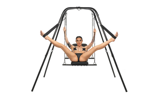 Throne Adjustable Sex Sling with Stand