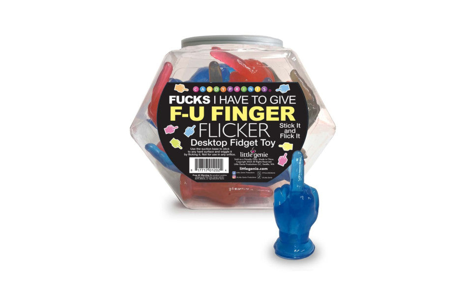 12 FY Finger Flickers 24 Pc Fish Bowl