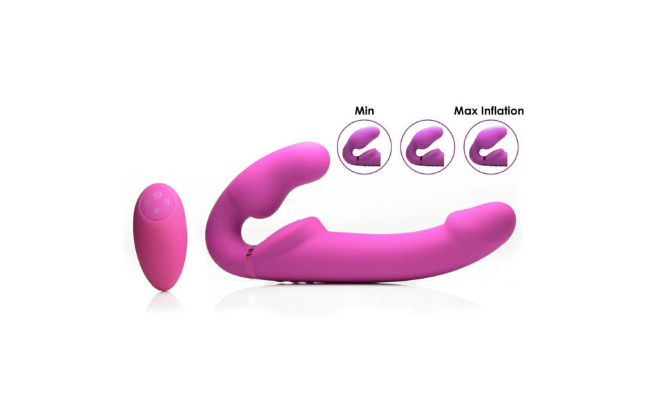 Worlds 1st Remote Control Inflatable Ergo-Fit Strapless Strap-On