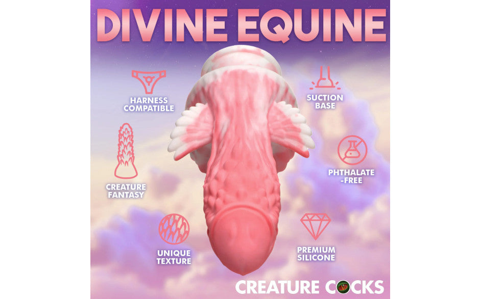 Pegasus Pecker Winged Silicone Dildo