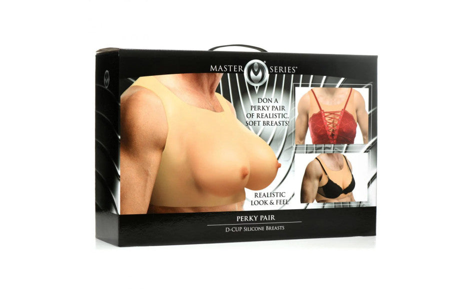 Perky Pair D Cup Silicone Breasts