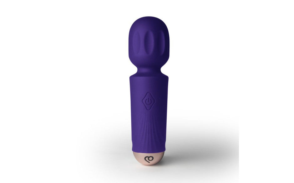 Rechargeable 16 Mode Silicone Mini Wand Violet Dream